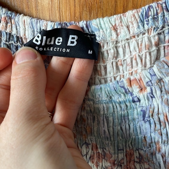 Blue B Collection Shirred Ruffled Sundress - Picture 4 of 5